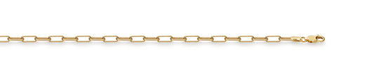 Guldarmband Paperclip