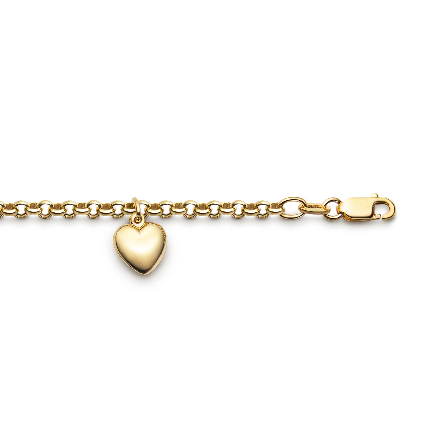 Guldarmband Hjärta