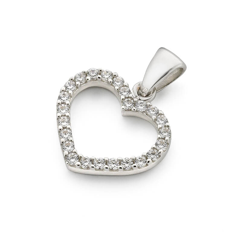 Guldberlock Hjärta KZ Vit