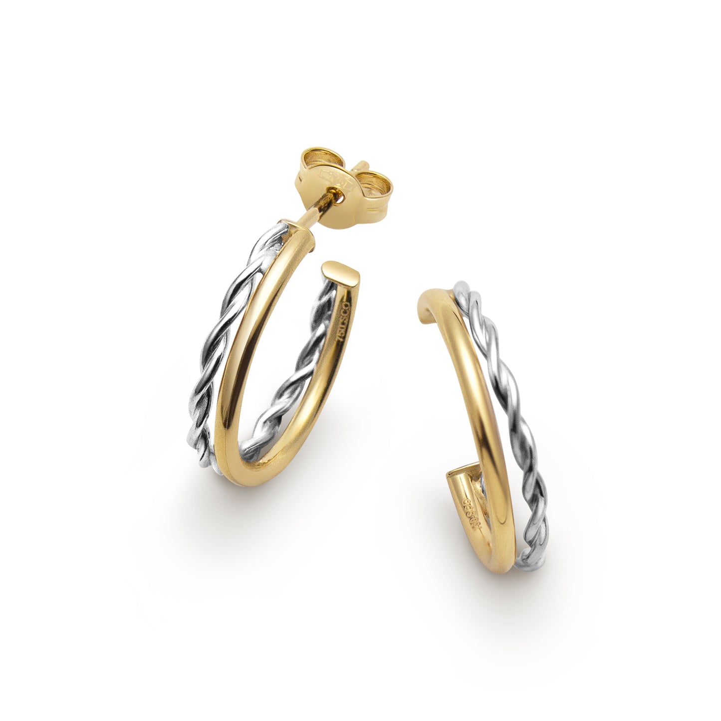 Guldörhänge Creol Tvåfärgat