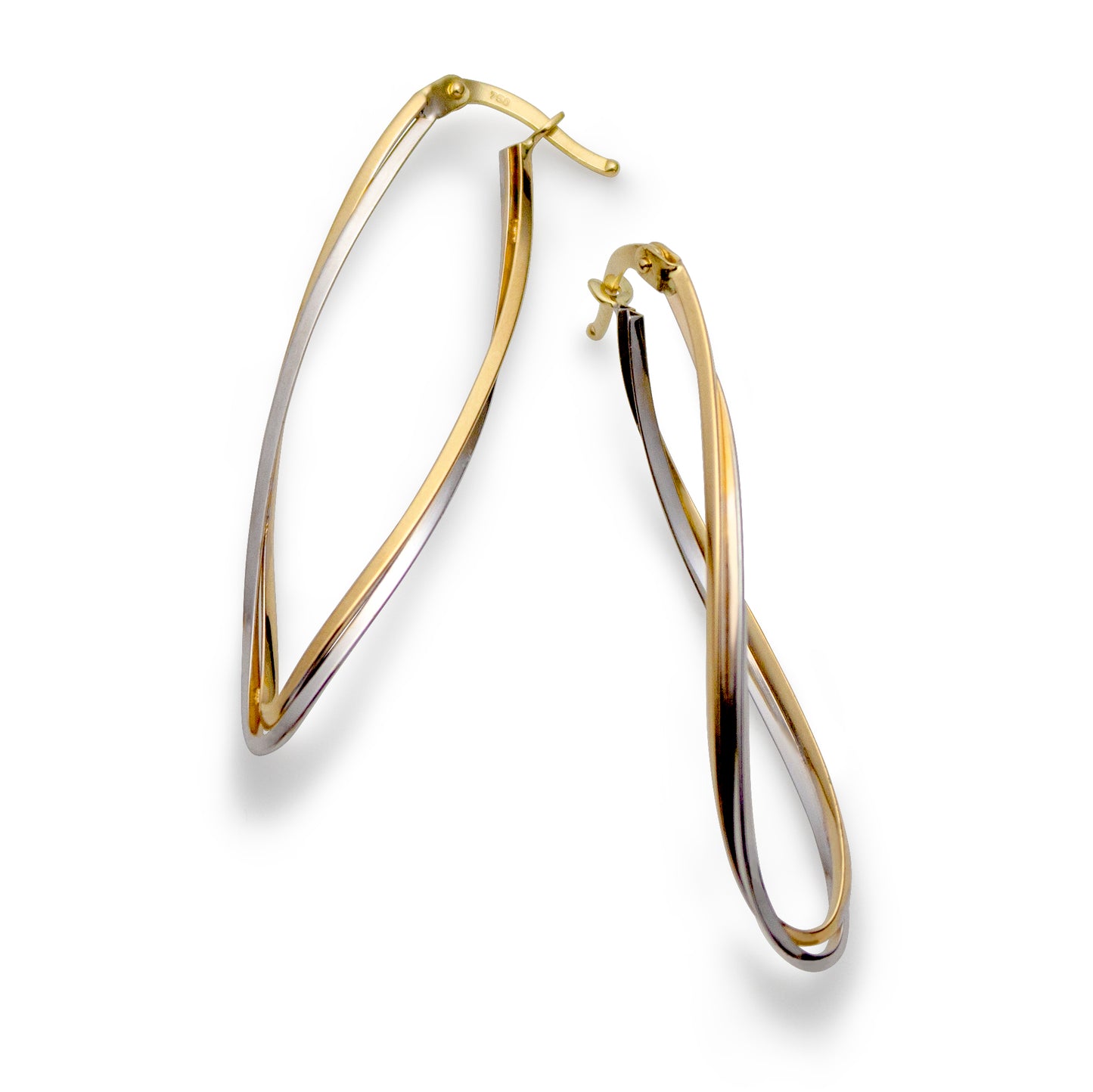 Guldörhänge Creol Tvåfärgat