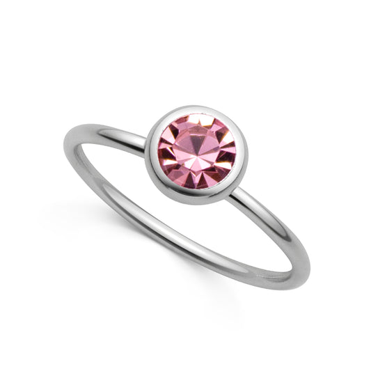 Silverring Rosa