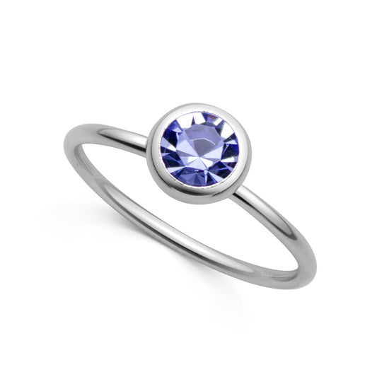 Silverring Blå
