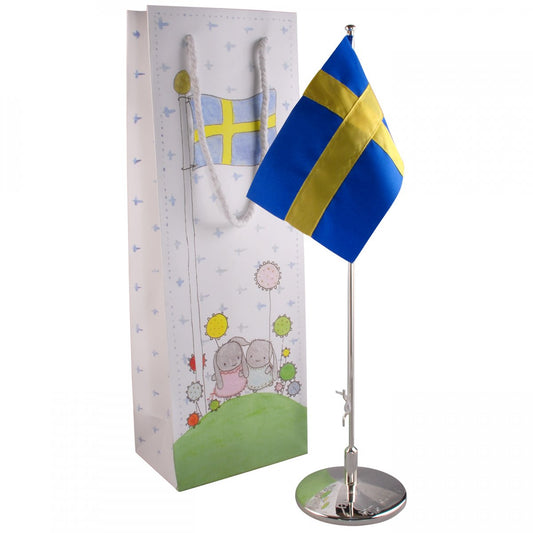 Dopflaggstång Gravyr