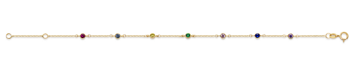 Guldarmband Tuttifrutti KZ