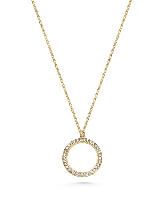 Guldhalsband Cirkel KZ