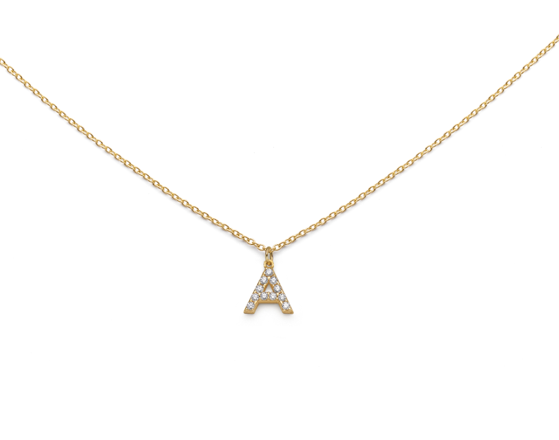 Guldhalsband Bokstav KZ