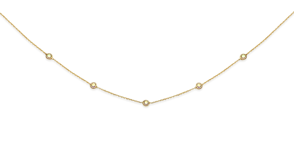 Guldhalsband Regnbåge KZ