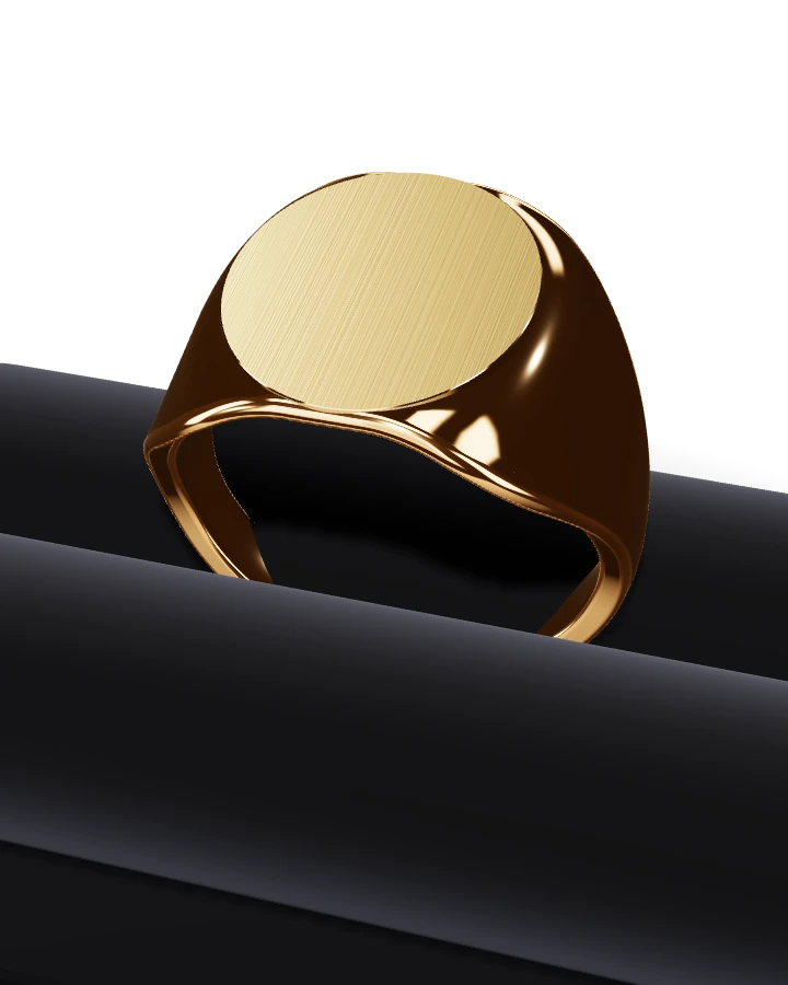 Guldring Klack Oval