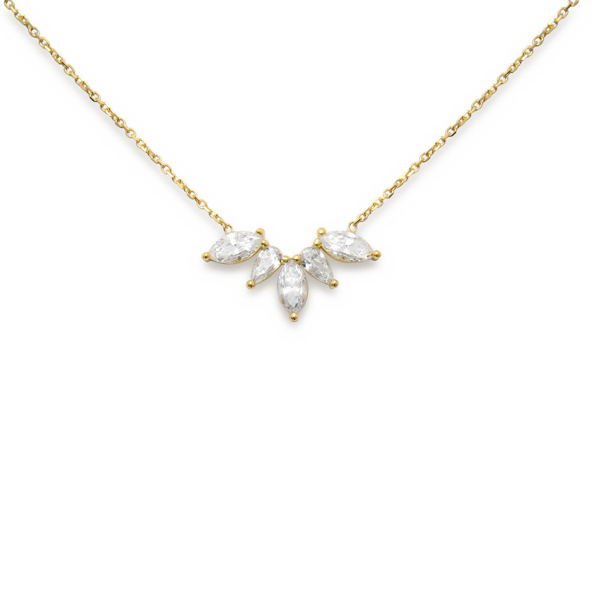 Guldhalsband Tiara KZ