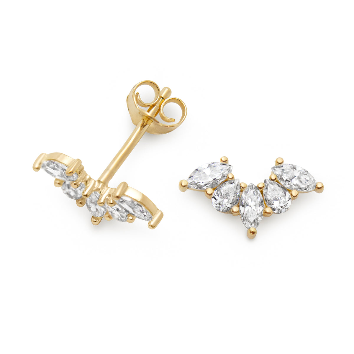 Guldörhänge Tiara KZ