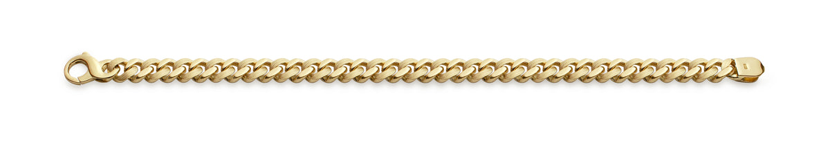 Guldhalsband Pansar Oval Matt