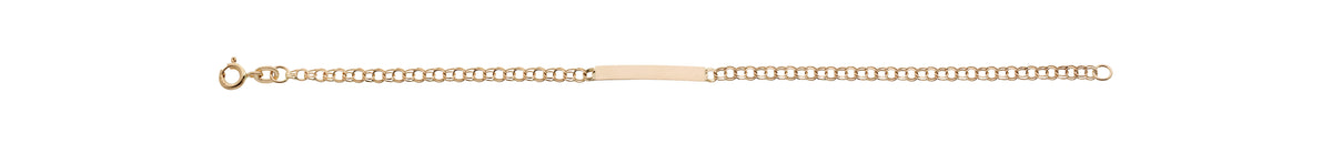Guldarmband ID-bricka Bismarck