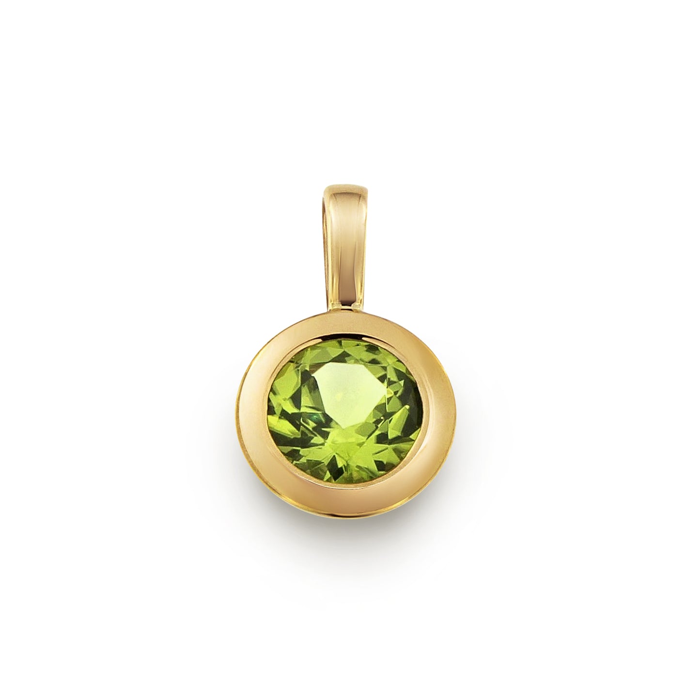 Guldberlock Peridot Rund