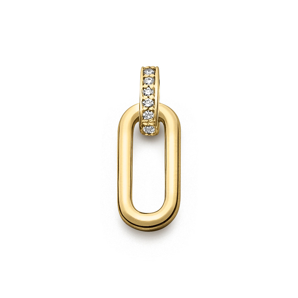 Guldberlock Paperclip Diamanter