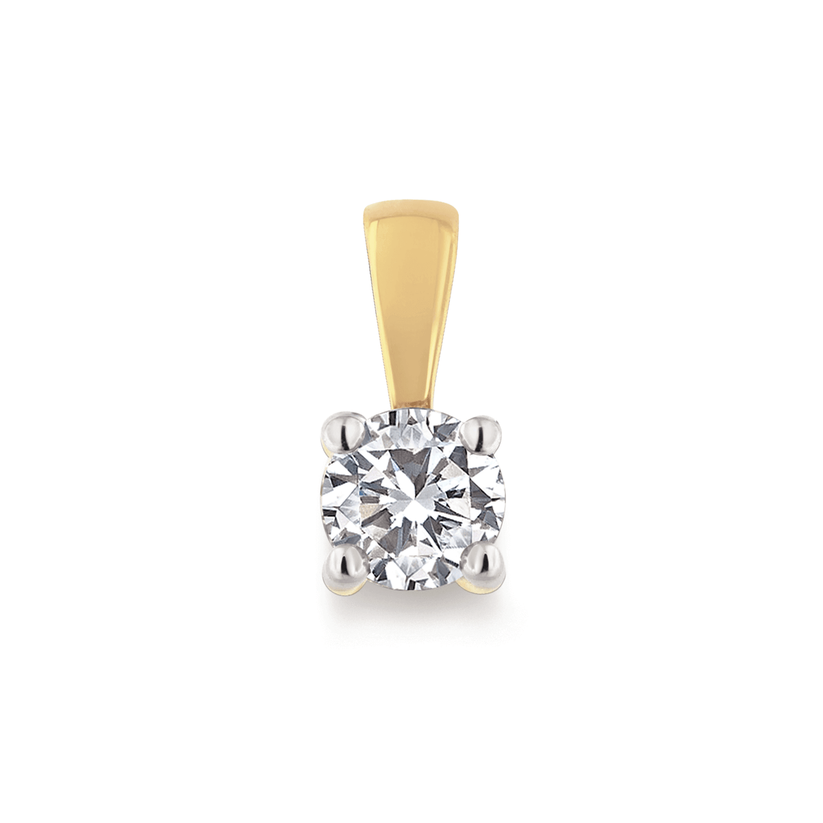 Guldberlock Solitär Diamant