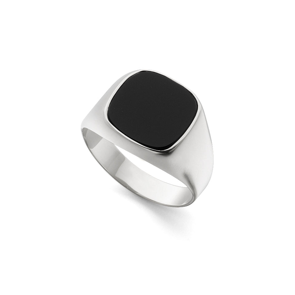 Silverring Klack Onyx