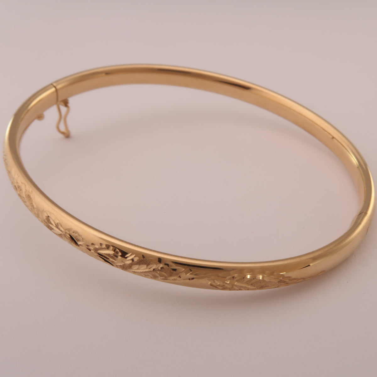 Guldarmband Armring Kupad Graverad