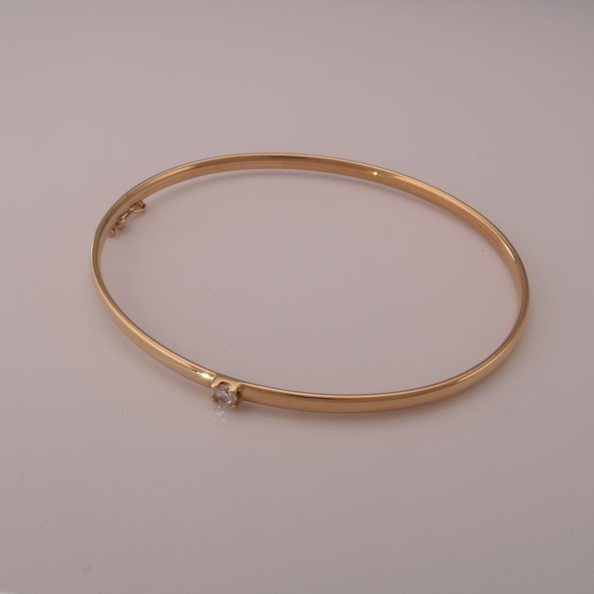 Guldarmband Armring Solitär KZ
