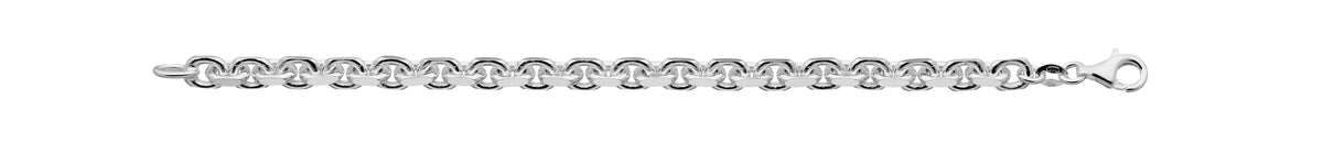 Silverarmband Ankar Finslipad