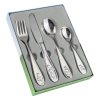 Popular children's cutlery - Playing teddy bears in stainless steel 