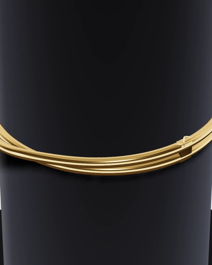 Guldarmband Armring Dubbel
