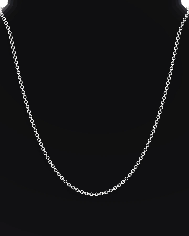 Silverhalsband Ankar Rund