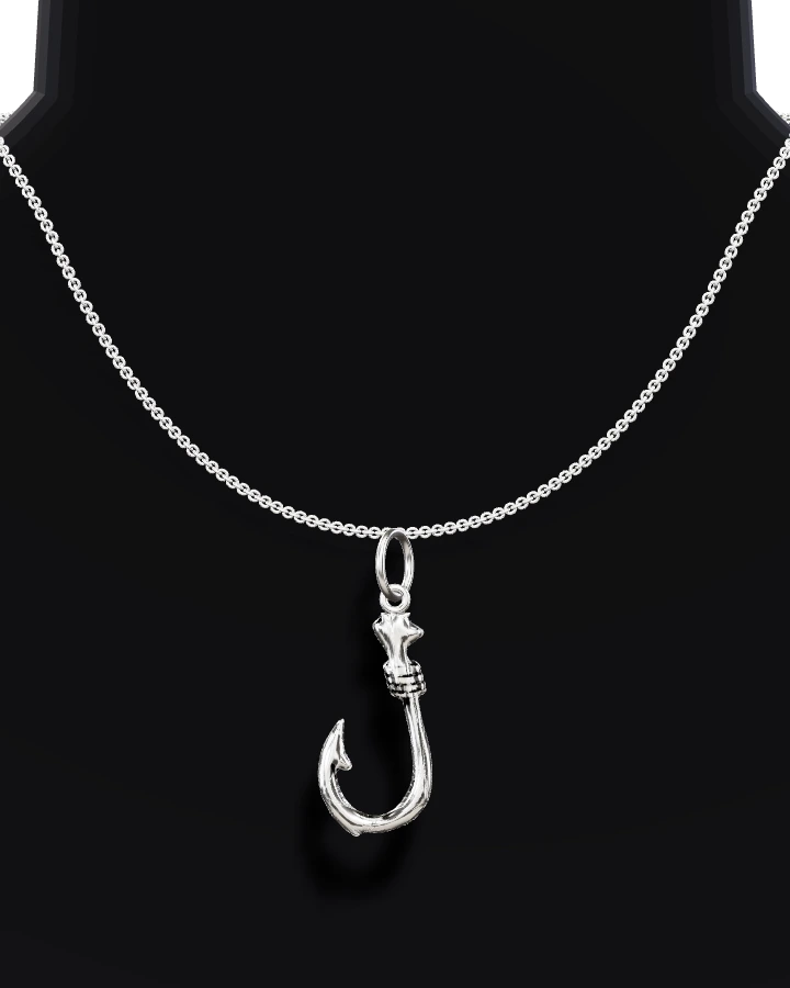 Silverhalsband Fiskkrok