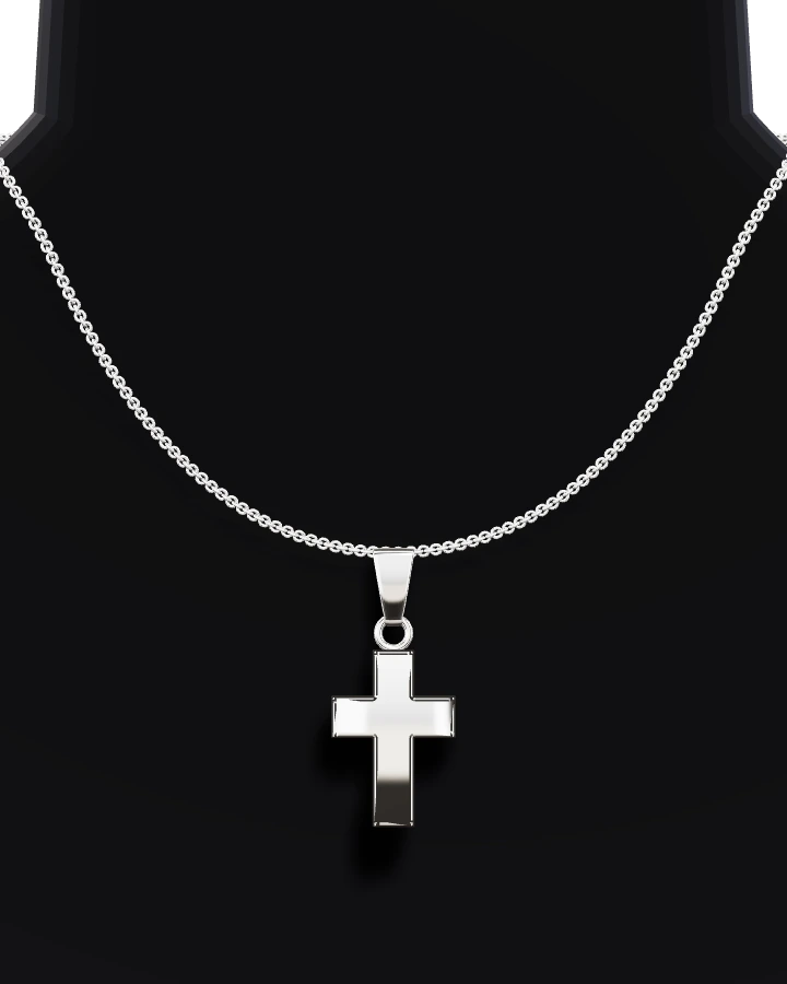 Silverhalsband Kompakt Kors