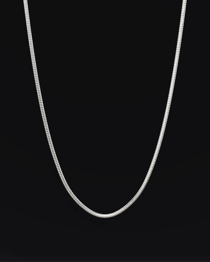 Silverhalsband Ormlänk